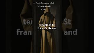 Francisco de Zurbarán’s St Francis Contemplating a Skullc 1635 arthistory [upl. by Tartaglia178]