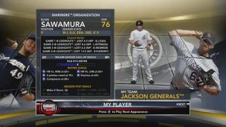 Lets Play  MLB2k12  My Player Sawamura Eijun  EP1 The Debut [upl. by Sewel]