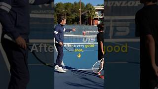 The mistake most players make after a great shot 🤦 tennis tenniscoach tennislove tennisfan [upl. by Aremaj530]