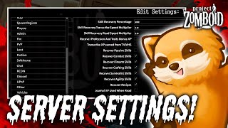 Project Zomboid Beginner Friendly Server Settings [upl. by Erikson]