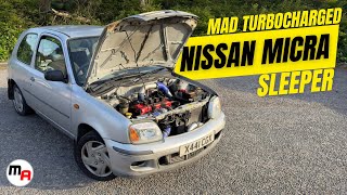 CRAZY TURBOCHARGED K11 NISSAN MICRA  WITH A TWIST [upl. by Amaras]