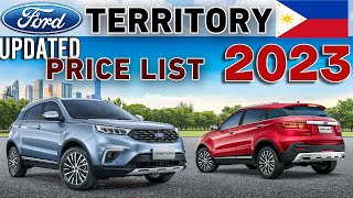 FORD TERRITORY 2023 UPDATED PRICE LIST amp SPECS PHILIPPINES [upl. by Knah372]