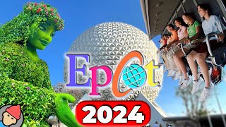 Epcot RIDES amp ATTRACTIONS 2024  Walt Disney World [upl. by Abdu]