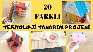 20 farklı TEKNOLOJİ TASARIM PROJESİ PROJE FİKİRLERİ teknoloji tasarım icatlar inovasyon örnekleri [upl. by Bil422]