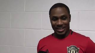 “In that position I just have to smash it” Odion Ighalo iconicmoment football funny funnyvideo [upl. by Jacquet]