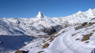 CH  Zermatt  Ski ride from Rothorn to Gant [upl. by Aserej]