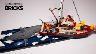 Lego Ideas 21350 Jaws Speed Build [upl. by Franchot]