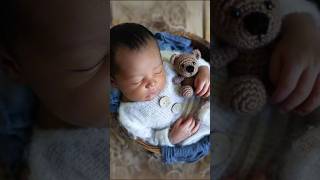 BTS and final photos from our son’s newborn photo shoot asmr photography newborn [upl. by Barger640]