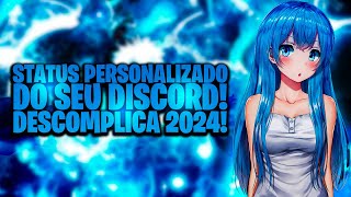 ATUALIZADO 2024 COMO COLOCAR STATUS PERSONALIZADO DE JOGO NO DISCORD [upl. by Giaimo]