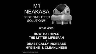 LITTER ROBOT  M1 NEAKASA  BEST CAT LITTER SOLUTION REVEALED [upl. by Desimone]