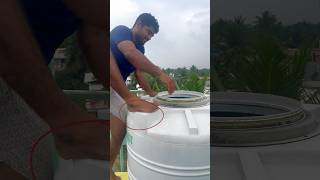 tank எப்படி கிளீன் பண்றது🤔😅🌪 rajkarthi shorts tank water home safety tips funny [upl. by Loginov]