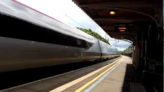 Virgin Trains at full speed and tilt through Berkhamstead 100712 [upl. by Cockburn]