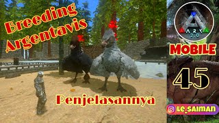 Cara detail breeding argentavis  ARK SURVIVAL MOBILE INDONESIA 2020 [upl. by Marshall]