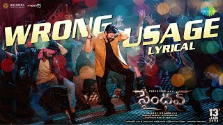 Wrong Usage  Lyrical Video  Saindhav  Venkatesh Daggubati  Santhosh Narayanan  Nakash Aziz [upl. by Lorilee]