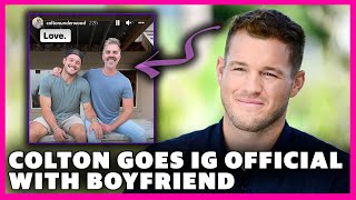 Colton Underwood Still Talks to Chris Harrison amp Goes IG Official with New Boyfriend [upl. by Enibas]