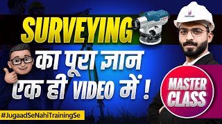 Learn Complete Surveying  How To Perform Surveying Using HI amp Rise and Fall Method [upl. by Antonius]