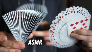 Cardistry ASMR 2 Crispy and Complex CardManipulation [upl. by Ellinej890]