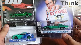 Greenlight Chase Cars  Monte Carlo Mustang Eleanor Skyline amp Mustang GT  Think Diecast [upl. by Nadda216]