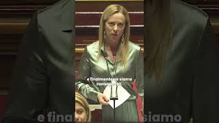 GIORGIA MELONI IN SENATO quotLITALIA AFFRONTERÀ QUESTO CONSIGLIO EUROPEO CON LA SCHIENA DRITTAquot [upl. by Drhacir]