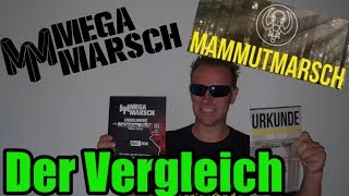 Mammutmarsch vs MegaMarsch  Der Vergleich [upl. by Philana]