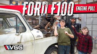 ABANDONED To RESTORED Rebuilding A Ford F100  Part 1 Engine Removal amp Diagnosis [upl. by Ghiselin]