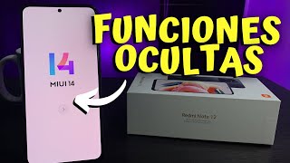 XIAOMI REDMI NOTE 12 ✅ Trucos Y Funciones OCULTAS 👍😮 [upl. by Sivat]