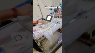 Electrocardiogram in ICCUmedicallife doctorviral musicsong vedioloveneet mbbs youtubeshort [upl. by Marlene]