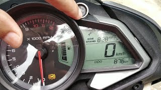 how to remove bajaj pulsar ns 160 service icon [upl. by Charlotte]