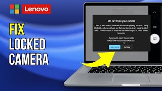 Lenovo Fix Camera Locked On Windows 11 Camera Shows Lock Icon On Lenovo PC 2024 [upl. by Leontyne]