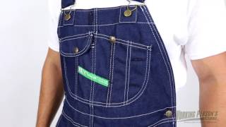 Key Overalls Mens Cotton Denim 273 41 Bib Overalls [upl. by Loni719]