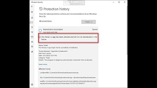 How to Fix Windows Defender Remediation Incomplete [upl. by Atinahc649]