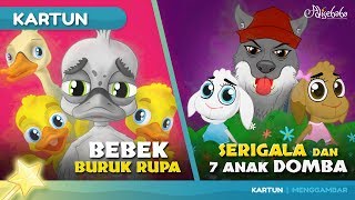 BEBEK BURUK RUPA  SERIGALA DAN TUJUH ANAK DOMBA cerita anak anak animasi kartun [upl. by Irita]