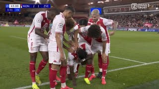 Breel Embolo Goal Monaco vs Crvena zvezda 51 All Goals and Extended Highlights [upl. by Eicnan758]