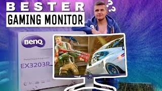 BenQ EX3203R 32“ Curved QHD HDR Gaming Monitor  Unboxing  Review [upl. by Carboni898]