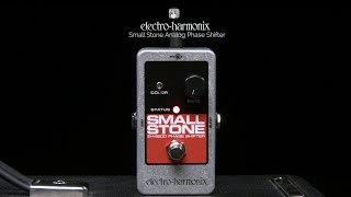 Electro Harmonix Small Stone Analog Phase Shifter  Gear4music demo [upl. by Brogle]