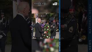 President Joe Biden and Vice President Kamala Harris lay wreath at Arlington National Cemetery [upl. by Silberman821]