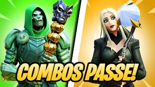 OS MELHORES COMBOS DO PASSE DE BATALHA DA TEMPORADA 4 DO CAPÍTULO 5 DO FORTNITE [upl. by Leasa]