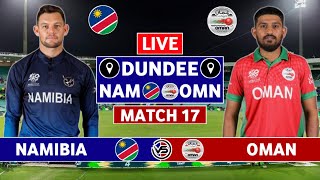 ICC Cricket World Cup League 2 Live Namibia vs Oman Live  NAM vs OMN ODI Live Scores amp Commentary [upl. by Maggy]