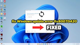 FIXED Windows update error 0x80070420 [upl. by Yereffej]