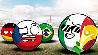 All World Cup Winners in Countryballs 🏆⚽️ [upl. by Winnah43]