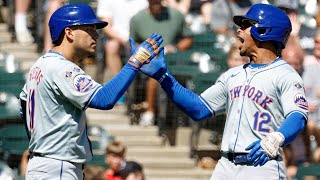 Francisco Lindor gets MVP chants in Chicago after home run 🗣️  ESPN MLB [upl. by Angelia642]