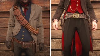 RDR2  All bandoliers with holsters of Van Der Linde Gang members [upl. by Ybhsa]