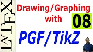 Basic and Advanced DrawingGraphing in LaTeX Using PGFTikZ Part08 [upl. by Anaira835]