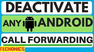 how to deactivate call forwardingdivert on any android smartphone [upl. by Ruford]