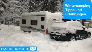 Wintercamping mit Wohnwagen  Tipps und Erfahrungen [upl. by Mullane]