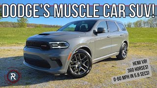 The 2022 Dodge Durango RT Is A V8 Muscle Car Disguised As A 3Row Family SUV [upl. by Perreault]