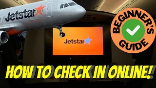 Jetstar Australia  How to check in online beginner’s guide [upl. by Alboran437]