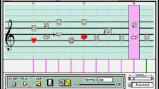 Wizards and Warriors Theme  Mario Paint Composer [upl. by Schoening]