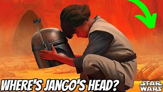 Why Jango Fetts Head Vanishes When He Dies shorts [upl. by Allene]