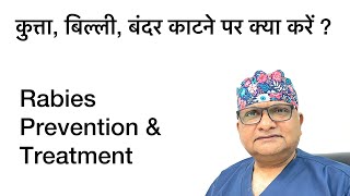 Rabies prevention and management after bite by Dog Cat amp Monkey Dog bite Vaccination Injection [upl. by Nyre]